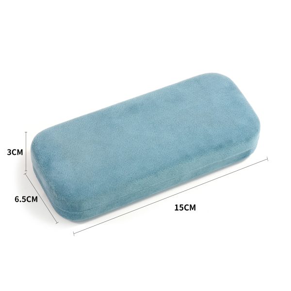 Custom Logo Velvet Eyeglasses Case Hard Metal Reading Glasses Case for Optics Spectacle - Image 5