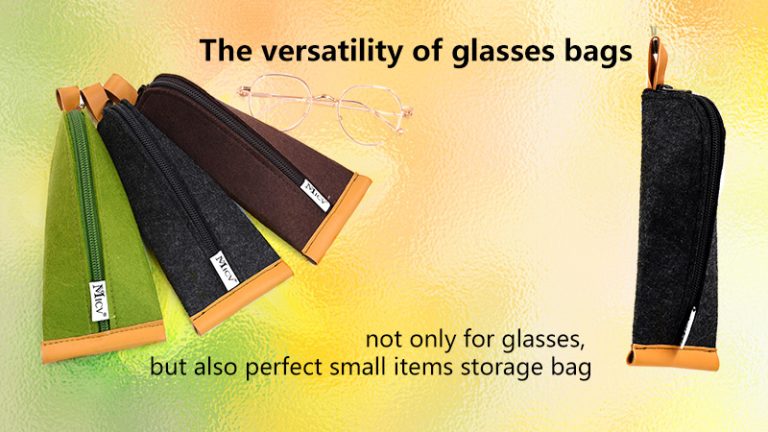 The versatility of glasses bags: not only for glasses, but also perfect small items storage bag