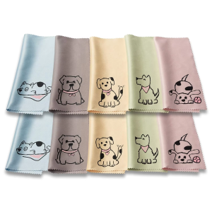 Eastsunshine Hot Sale Cartoon Microfiber Glasses Cleaning Cloth OPP Bag Packaging Optical Lens Customized logo Glasses Cloth