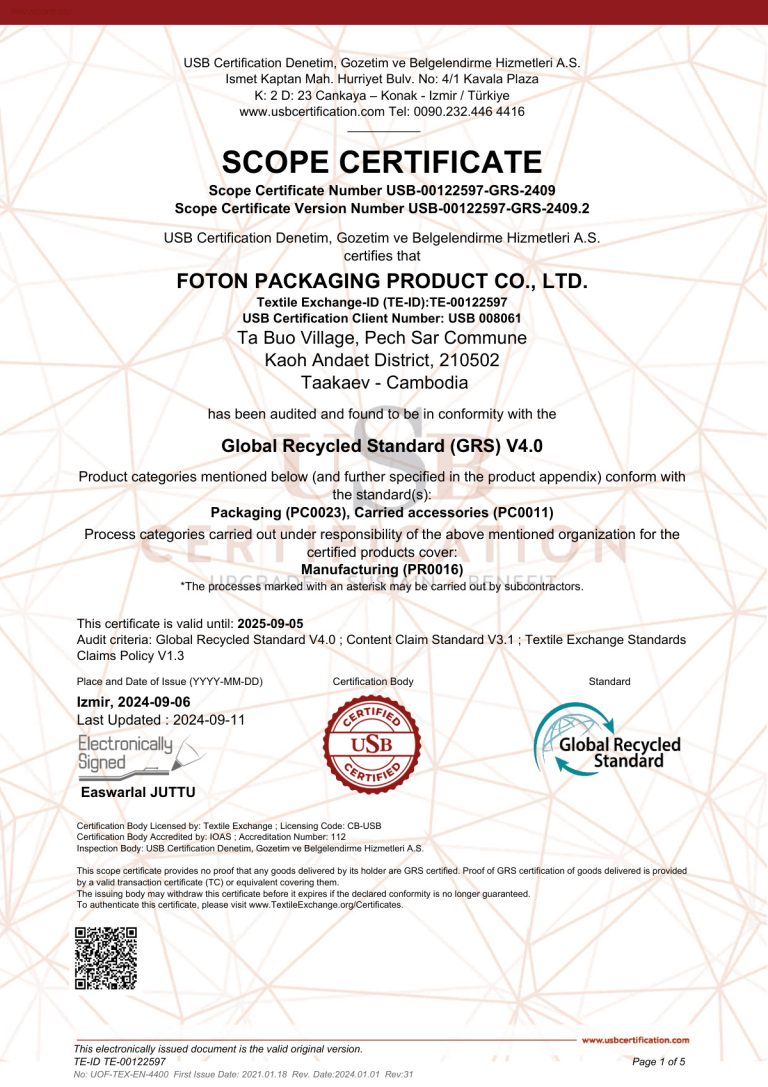 GRS-Foton Packaging