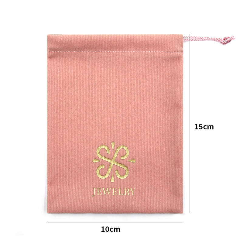 Corduroy Dustproof Jewelry Pouch