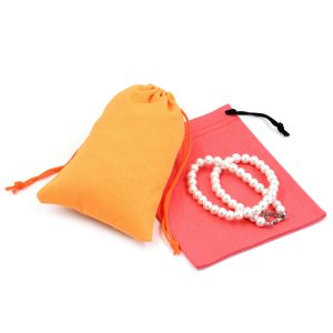 Cotton Jewelry Drawstring Pouch