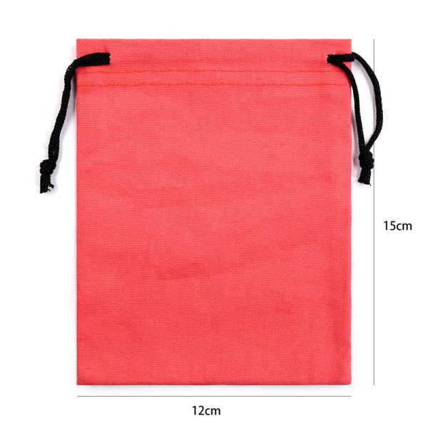 Cotton Jewelry Drawstring Pouch - Image 3