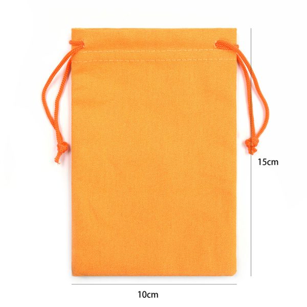Cotton Jewelry Drawstring Pouch - Image 2