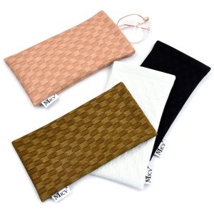 Four-Color Leather Sunglasses Storage Pouch