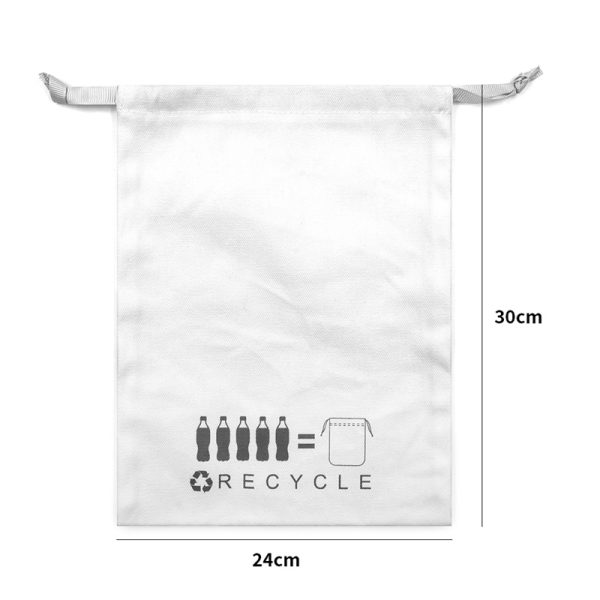 Recycled Canvas Drawstring Storage Bag - Image 2