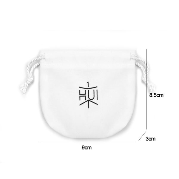 Drawstring Flocking Soft Jewelry Pouch - Image 4