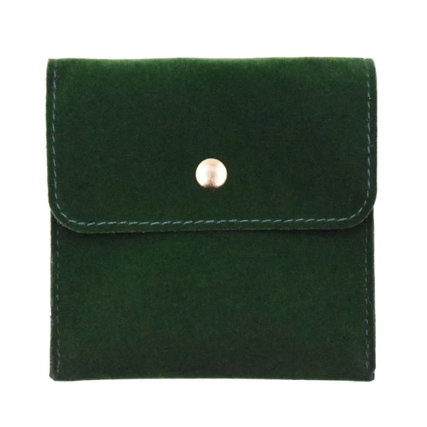 Wholesale Leather snap buttons jewelry pouch Manufacturers
