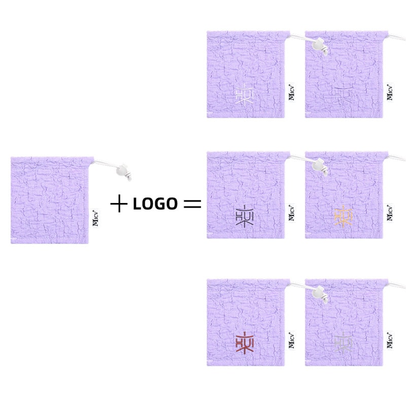 Pleated Single Drawstring Jewelry Pouch