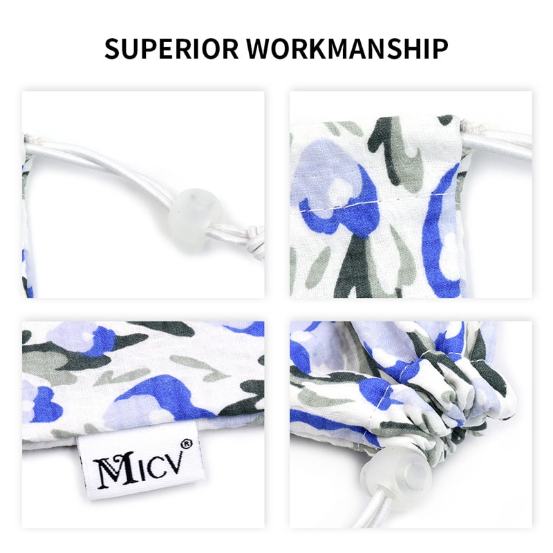 Pleated Single Drawstring Jewelry Pouch