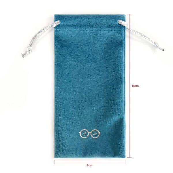Velvet Drawstring Glasses Pouch - Image 2
