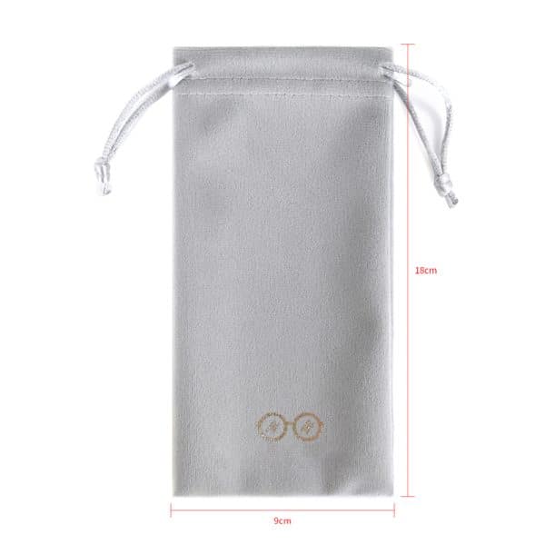 Velvet Drawstring Glasses Pouch - Image 3