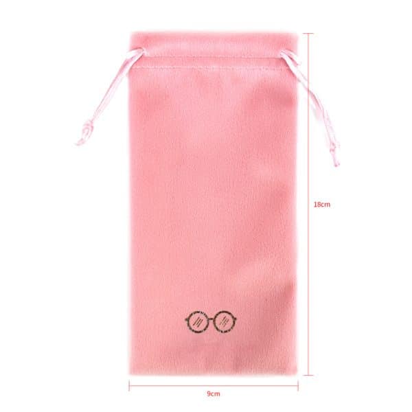 Velvet Drawstring Glasses Pouch - Image 4