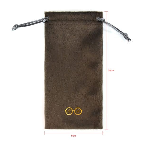 Velvet Drawstring Glasses Pouch - Image 5