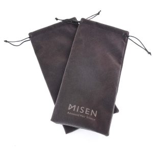 Velvet Drawstring Glasses Pouch(Black)