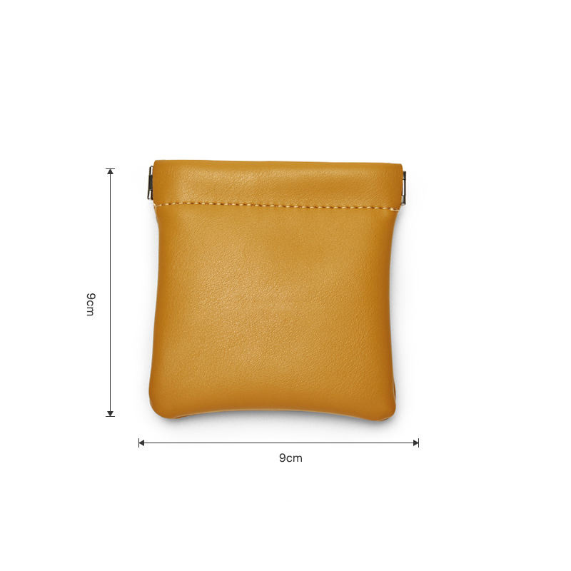 Leather Squeeze Shrapnel Jewelry Pouch
