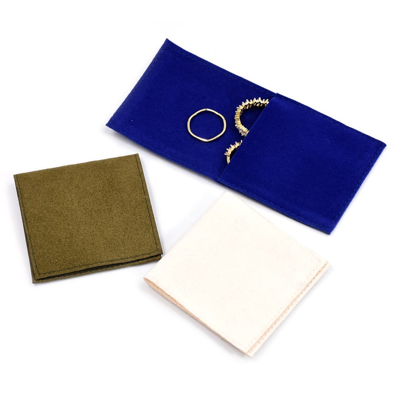 Microfiber Flip Jewelry Pouch