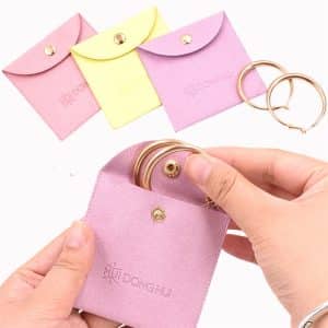 Microfiber Leather Jewelry Pouch