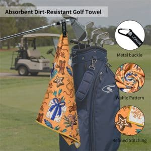 Printed Microfiber Golf Towel