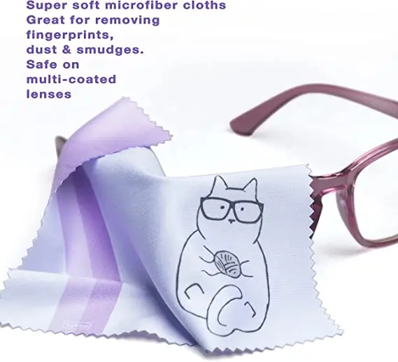 Hot Products Customizedlogo Environmentally Friendly RPET Microfiber Optical Lens Cloth Custom Color Microfiber Sunglasses Cloth