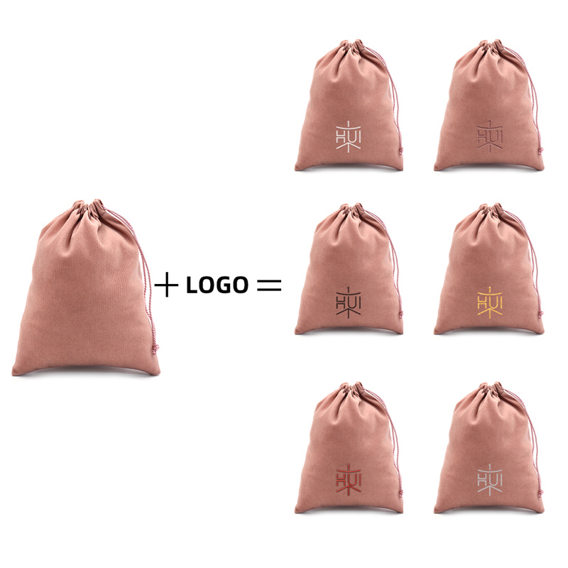 Corduroy Dustproof Jewelry Pouch