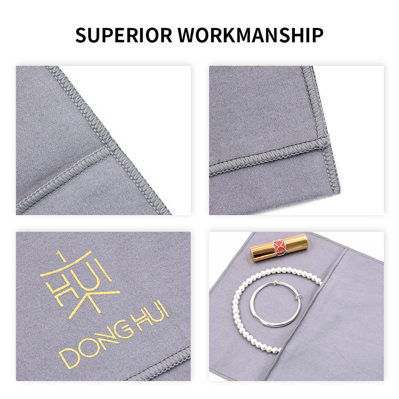 Cotton Flap Jewelry Pouch