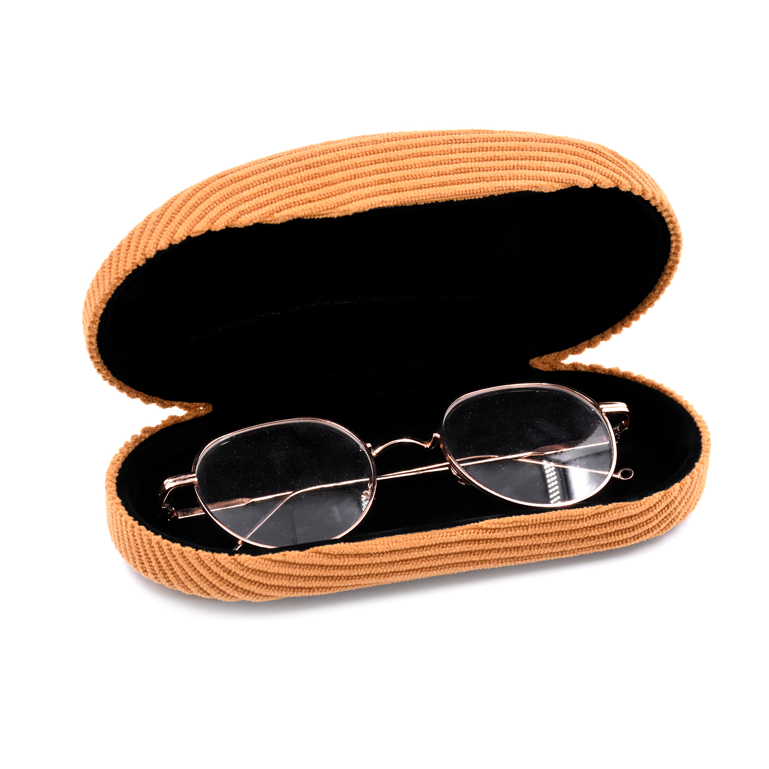 Custom Logo Hard Shell Metal Glasses Case Eyeglasses Case Big Size