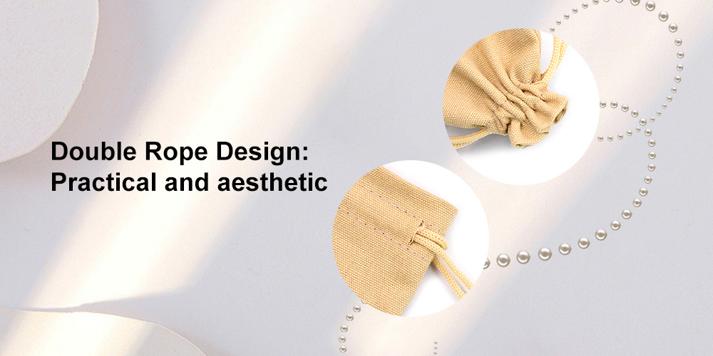 Multiple advantages of linen jewelry bags: a comfortable, environmentally friendly and luxurious jewelry packaging choice