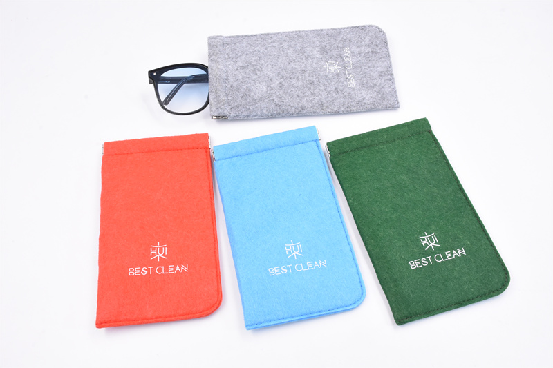 Four Color Felt Shrapnel Bag