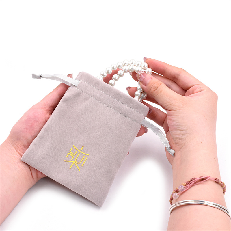 Flocking Earring Jewelry Pouch