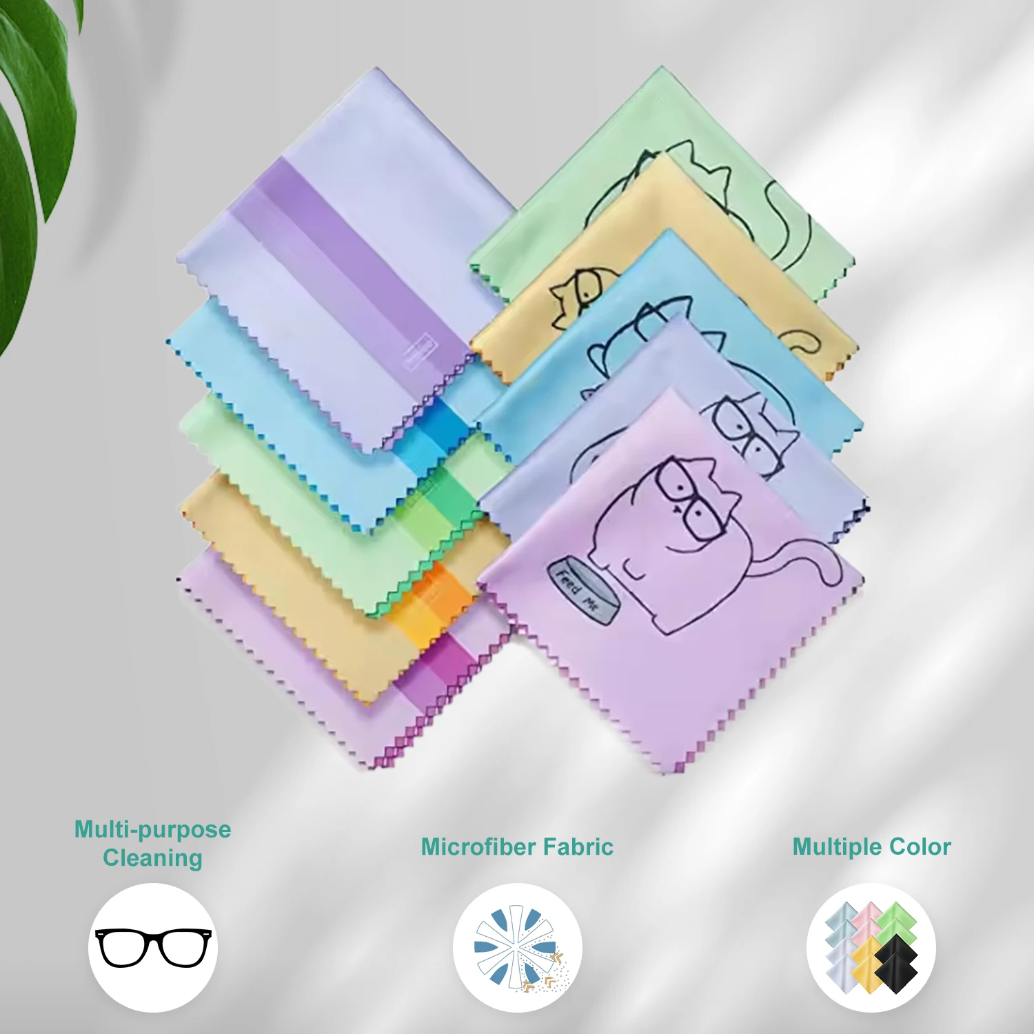 Hot Products Customizedlogo Environmentally Friendly RPET Microfiber Optical Lens Cloth Custom Color Microfiber Sunglasses Cloth