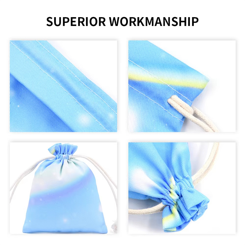 Starry Sky Polyester Jewelry Pouch